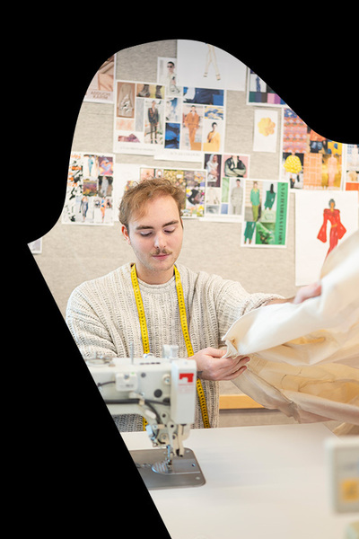 Student fashion aan het werk