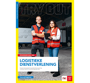 Allround Medewerker Zorglogistiek on the Job opleidingsflyer