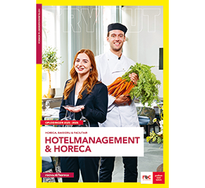 International Hotelschool Amsterdam / Manager International Hospitality opleidingsflyer